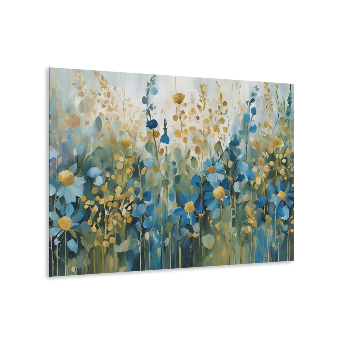 Large Floral Design Acrylic Print with French Cleat Nature Lover Wall Art Flower Lover Gift Outdoors Artwork Modern Garden Home Decor