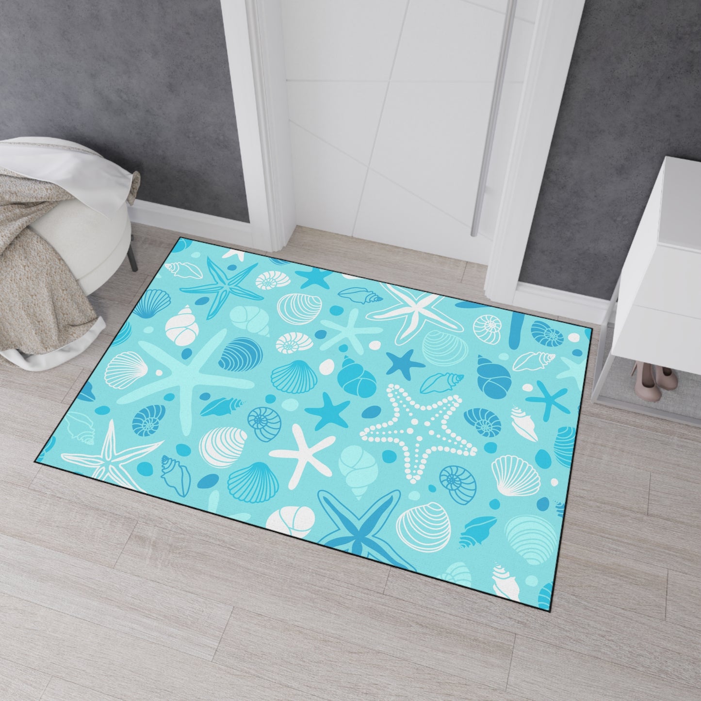 Decorative Heavy Duty Non-Slip Floor Mat Stylish Design Perfect for Entryway Kitchen Décor Garage Rug Coffee Bar Bathroom Floor Door Mat