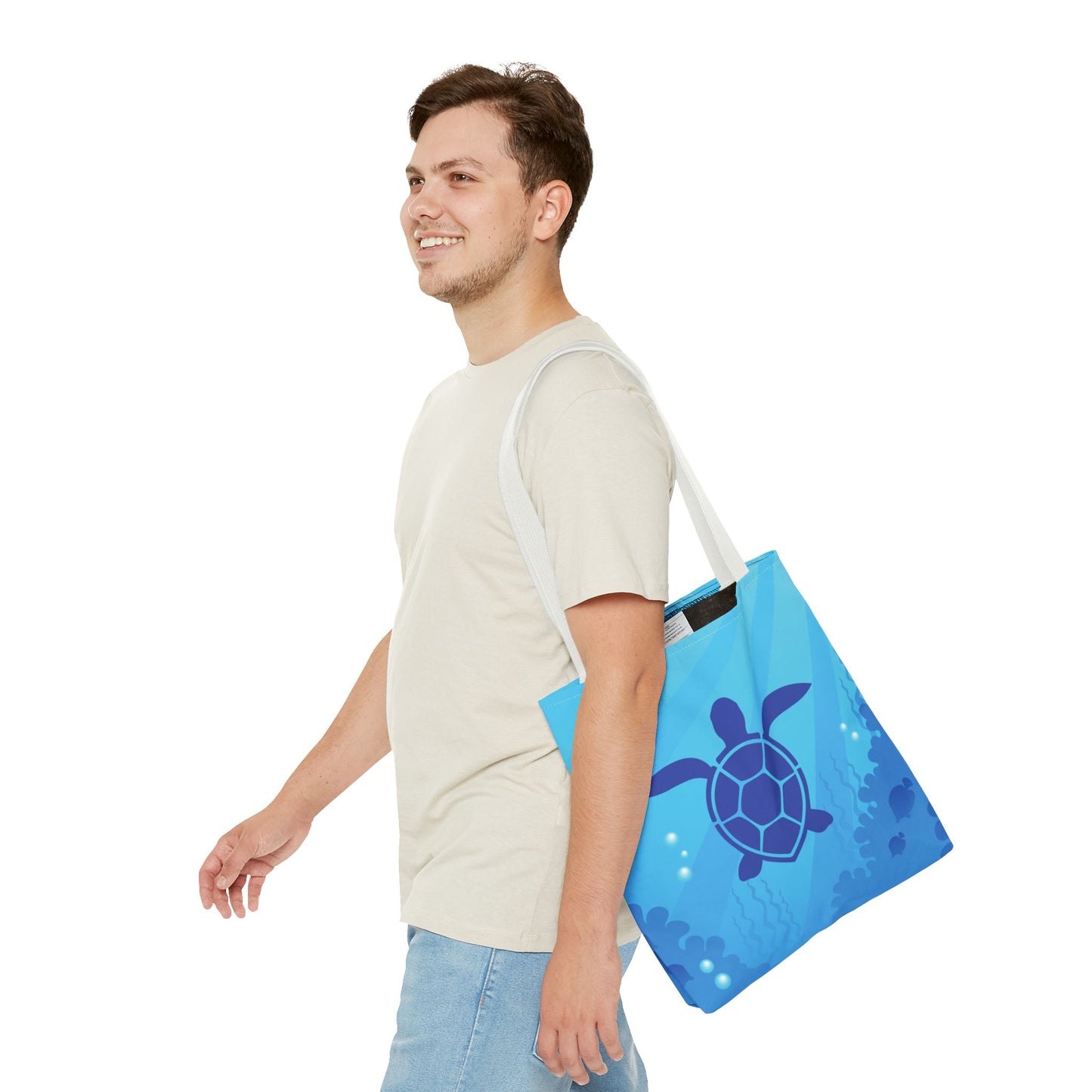 Sea Turtle Tote Bag | Carryall | Grocery Bag | Shopping Bag | Oceanic | Aquatic | Underwater |