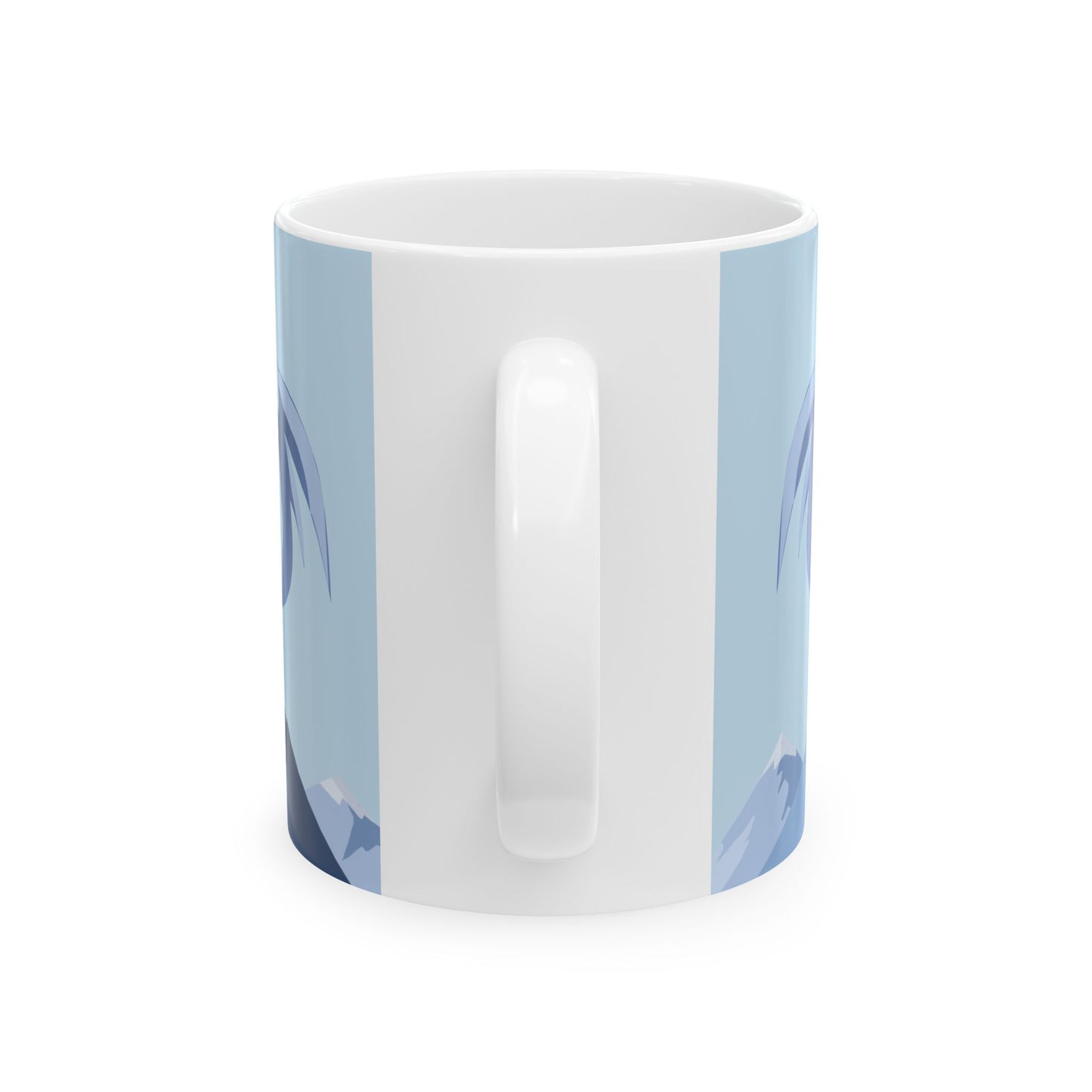 Anime Dragon on Mountain Mug Gamer Gift Mug Dragon Lover Gift
