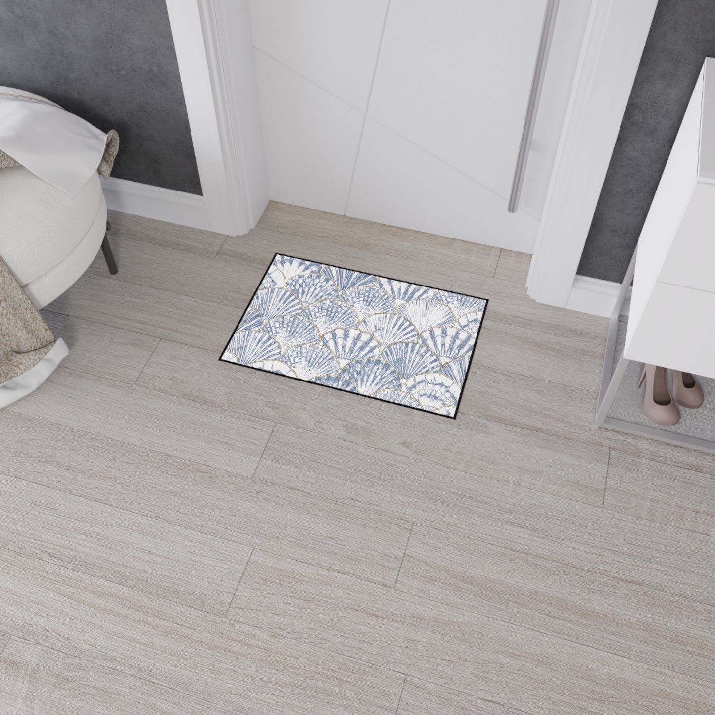 Decorative Heavy Duty Non-Slip Floor Mat Stylish Design Perfect for Entryway Kitchen Décor Garage Rug Coffee Bar Bathroom Floor Door Mat