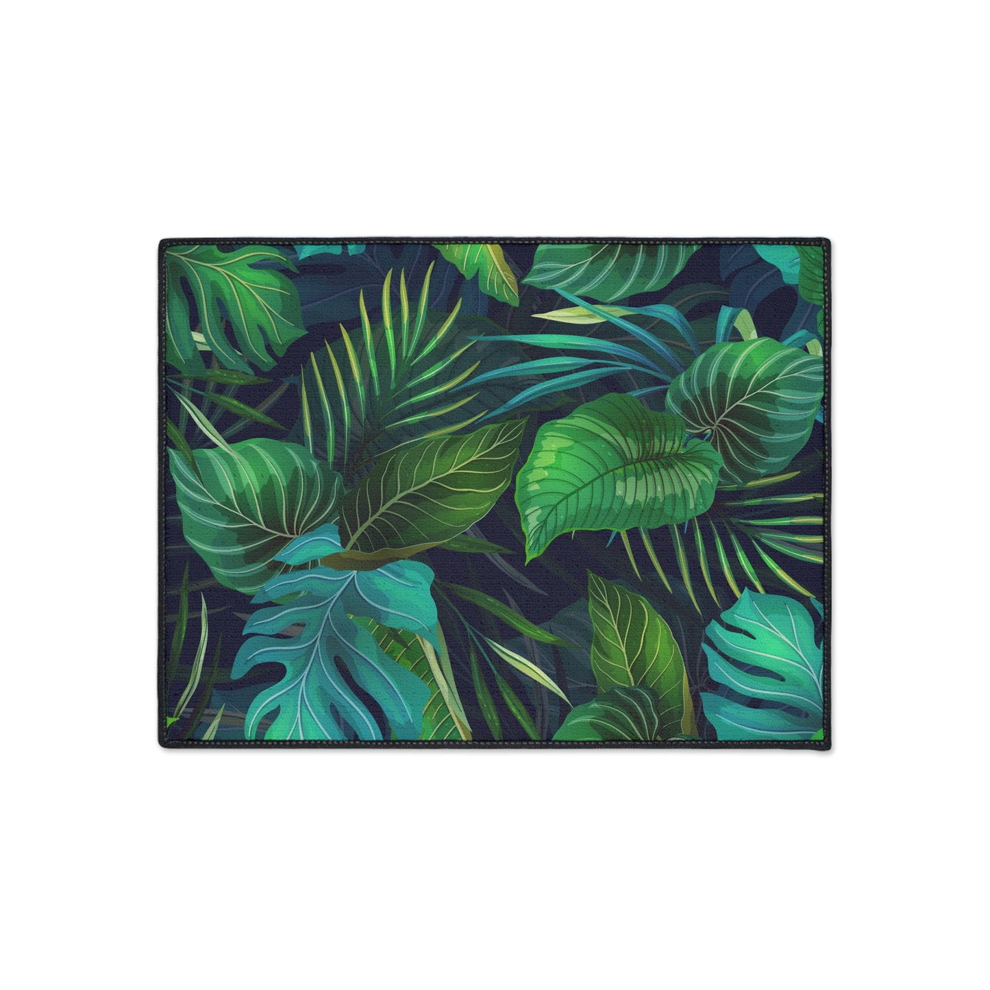 Decorative Heavy Duty Non-Slip Floor Mat Stylish Design Perfect for Entryway Kitchen Décor Beachy Hawaiian Rug Tropical Bathroom Floor
