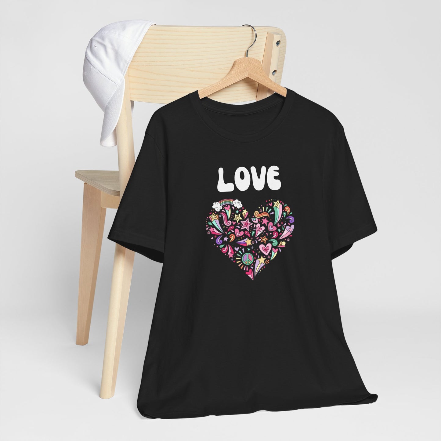 Love T-shirt | Unisex | Inspirational | Uplifting | Happy | Retro | Happy |