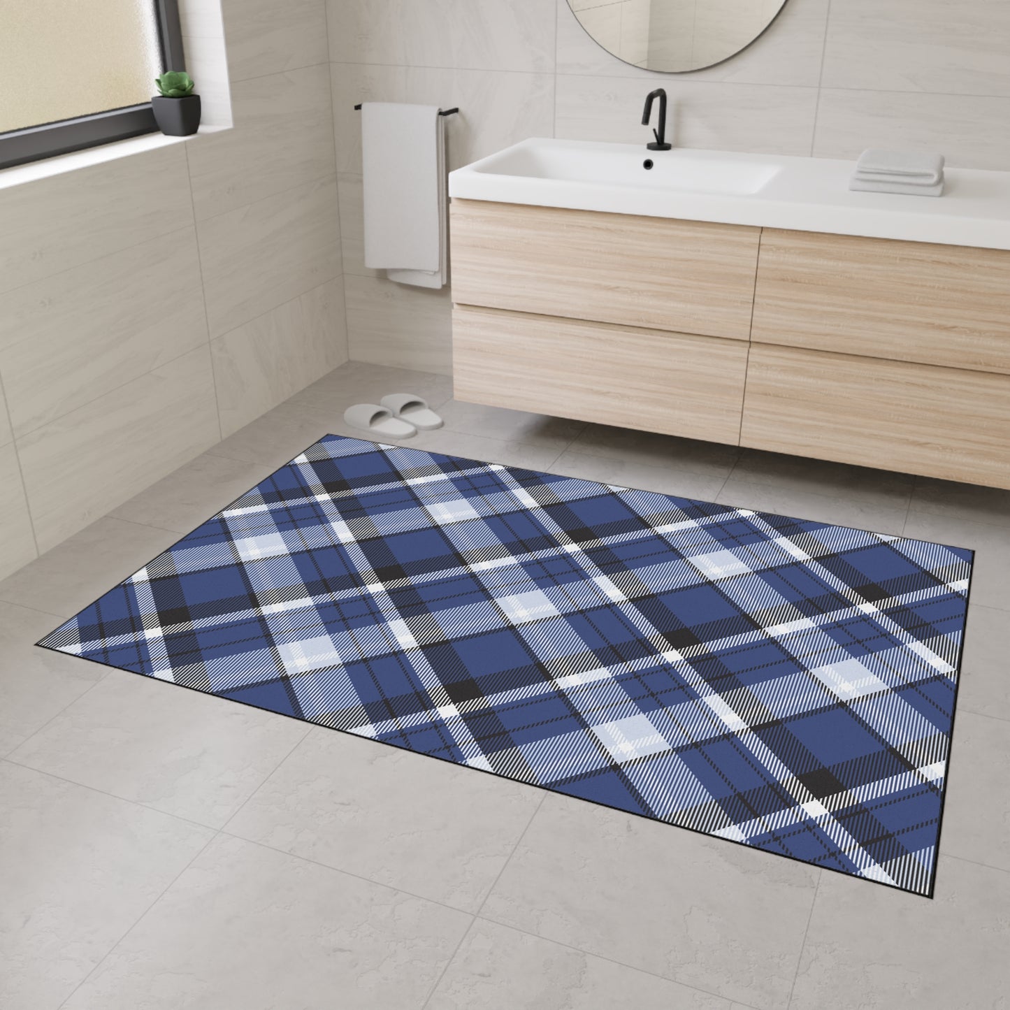 Decorative Heavy Duty Non-Slip Floor Mat Stylish Design Perfect for Entryway Kitchen Décor Garage Rug Coffee Bar Bathroom Floor Door Mat