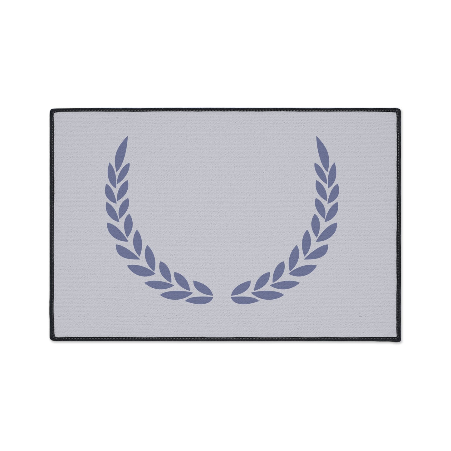 Decorative Heavy Duty Non-Slip Floor Mat Stylish Design Perfect for Entryway Kitchen Décor Grey Leaf Floral Design Rug Bathroom Mat